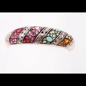 Brighton CRYSTAL VOYAGE Colorful Bangle Bracelet New $84